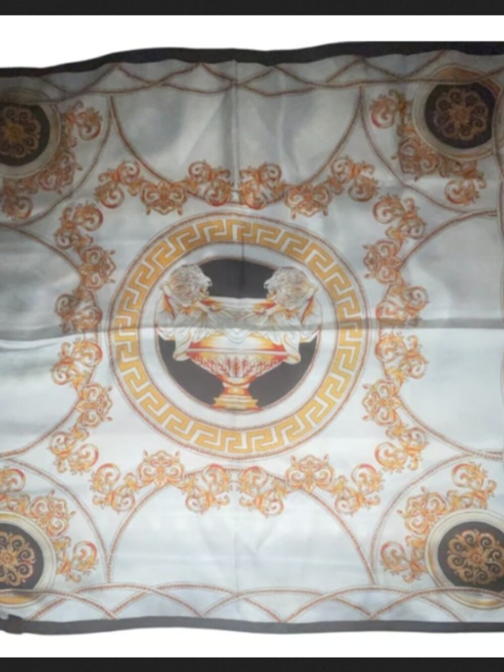 Laura by Laura Biagiotti pure silk scarf , New , 26''